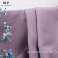 Solid Woven Dyed Rayon Poly Fabric For Dresses